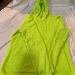 Neon Yellow Hoodie Sweater